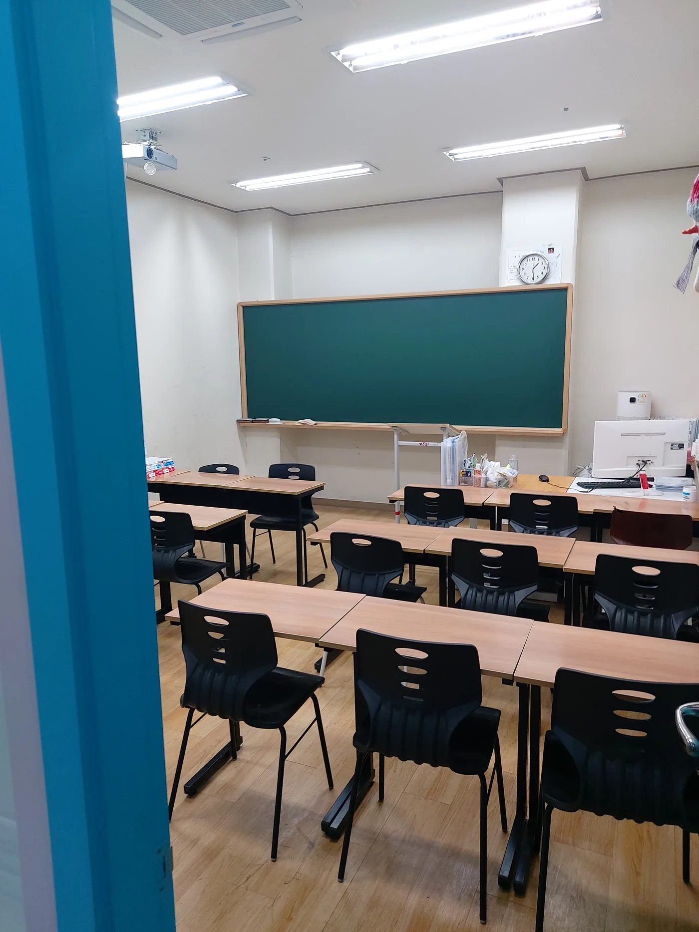 힘수학 한강신도시캠퍼스 쾌적한 대형 강의실